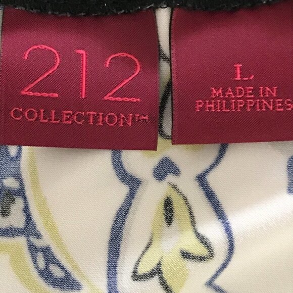 NWT - 212 Collection Skirt A-Line Floral Print Unlined Knee Length - Picture 5 of 10